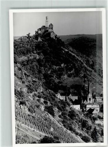 Braubach Marksburg Ort handschriftlich Foto Original aus Archiv eines Ansichtskartenverlags