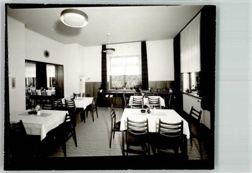 Hüttental-Weidenau Gasthaus Pension Ort handschriftlich Foto Original aus Archiv eines Ansichtskartenverlags