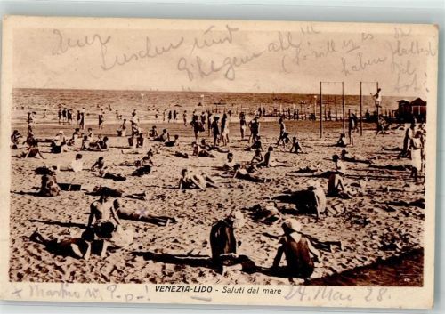 Lido di Venezia 1928 Schwimmbad Strand