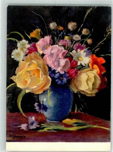 1953 Letzte Blumen Spende zu Gunsten der Schreibstuben Militärkommission der deutschsprachigen Schweiz