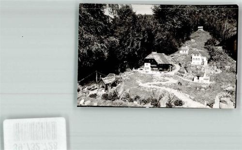 Simonswald Miniaturhäuser im Cafe Märchengarten Foto Original aus Archiv eines Ansichtskartenverlags Ort handschriftlich