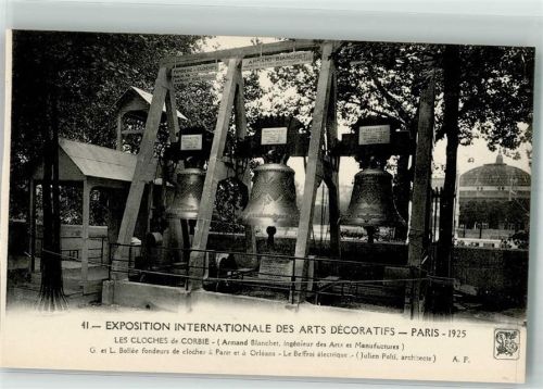 Paris 1925 Exposition Internationale des Arts Decoratifs Kircheglocken