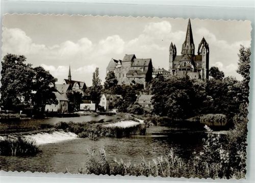 Limburg Lahnwehr mit Hoher Dom und Schloss Limburg