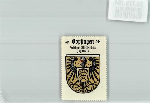 Bopfingen Freistaat Württemberg Jagstkreis