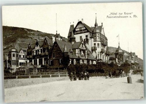 Assmannshausen Gasthaus Dichter- und Künstlerheim Zur Krone Verlag Fischer & Krämer
