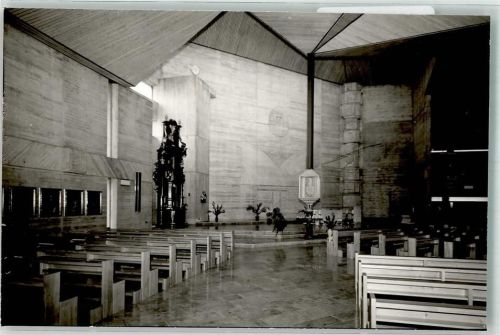 Osterburken Kirche Ort handschriftlich Foto Original aus Archiv eines Ansichtskartenverlags