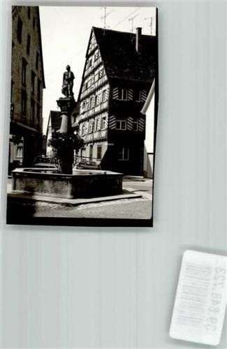 Munderkingen Mariensäule Oldtimer Ort handschriftlich Foto Original aus Archiv eines Ansichtskartenverlags