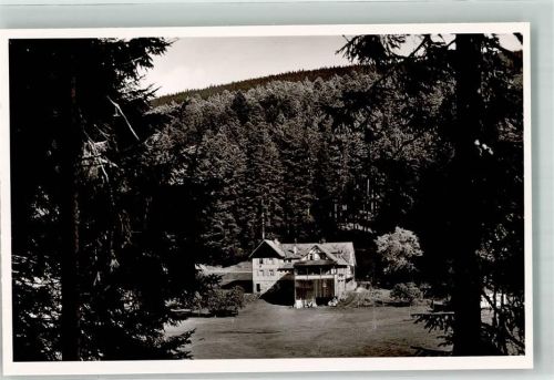 76596 W7564 Hundsbach , Baden Foto AK Gasthaus zur Forelle