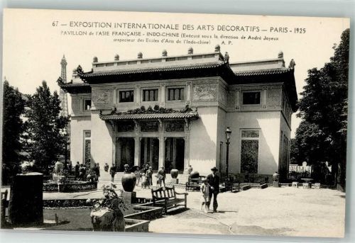 Paris 1925 Exposition Internationale des Arts Decoratifs Pavillon de l´Asie