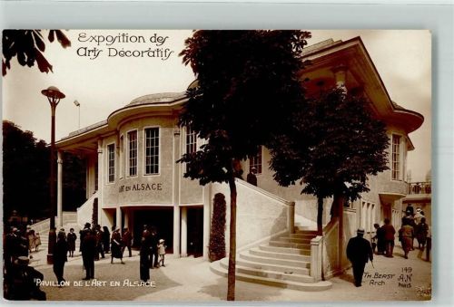 Paris Exposition Internationale des Arts Decoratifs Pavillon de l´Art en Alsace