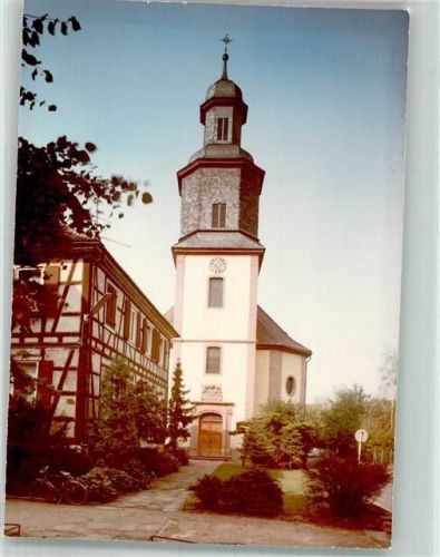 Dudenhofen Ev. Kirche Ort handschriftlich Foto Original aus Archiv eines Ansichtskartenverlags