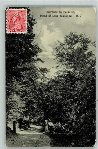 Dunedin Briefmarke Bildseite Lake Wakatipu