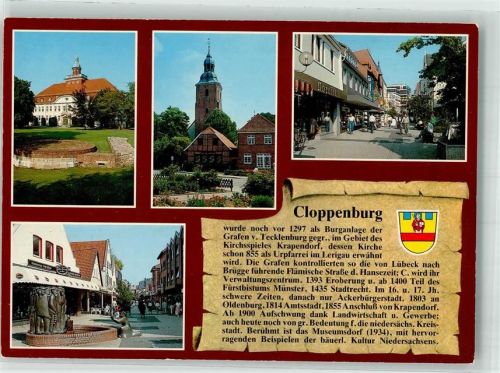 Cloppenburg Amtsgericht St. Andreas Pfarrkirche Lange Straße Eberborgbrunnen