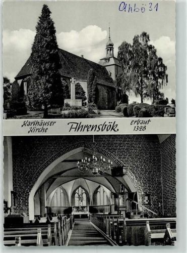 23623 W2405 Ahrensbök Foto AK Karthäuser Kirche