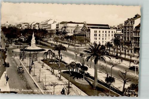 Lisboa 1938 Denkmal Auto Avenida da Liberdada