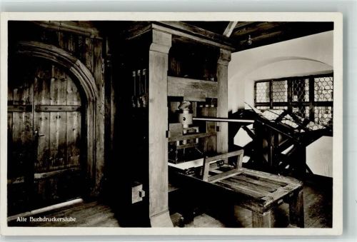 Alte Buchdruckerstube