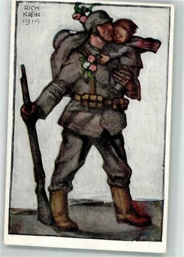 1914 sign. Klein Rich. Bayerische Kriegsinvaliden-Fürsorge Verlag Georg D.W. Callwey