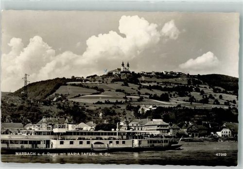 Marbach Raddampfer Stadt Passau m. Maria Taferl
