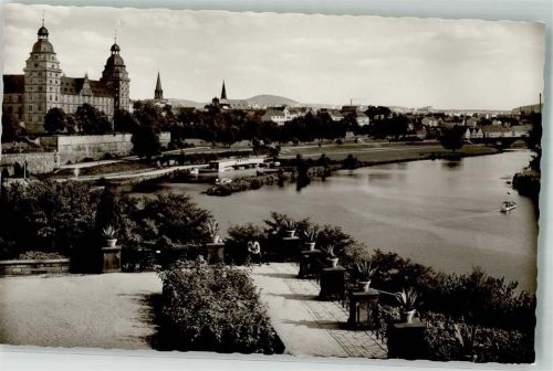 63739 W8750 Aschaffenburg Foto AK Schloss