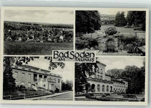 Bad Soden Badehaus Inhalatorium Schwefel- und Wilhelmsquelle