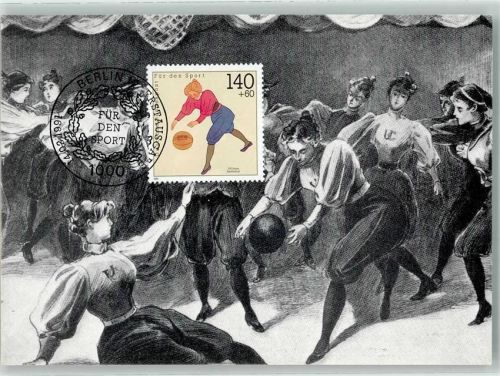 Berlin Mitte Frauenmannschaft Sondermarke Sonderstempel