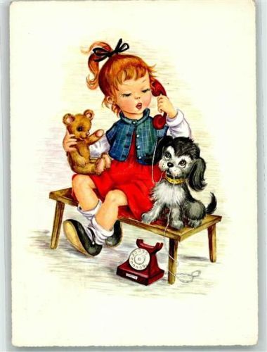 Kind Teddybär Hund
