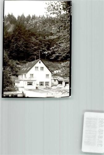 Elmstein Gasthaus Elmsteiner Hof VW Käfer Ort handschriftlich Foto Original aus Archiv eines Ansichtskartenverlags
