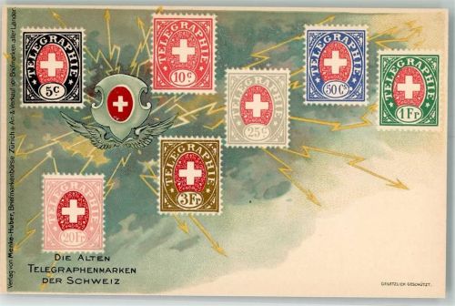 Zürich Alte Telegraphenmarken der Schweiz Verlag Menke-Huber Briefmarkenbörse