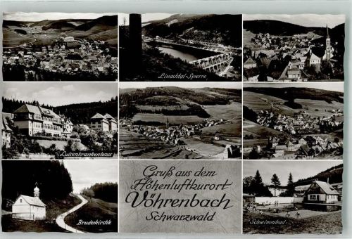 Vöhrenbach Krankenhaus Bruderkirche Linachtalsperre Schwimmbad