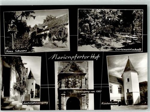 Sobernheim Pension Gasthaus Haus Schwarz Klosterturm Marienpforter Hof Ffoto AK