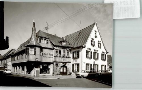Sobernheim Geschäft K.Kurz Auto Ort handschriftlich Foto Original aus Archiv eines Ansichtskartenverlags