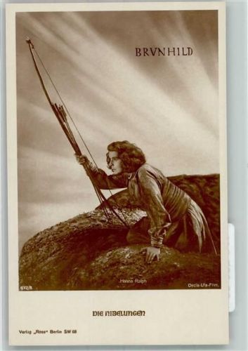 Die Nibelungen Hanna Ralph als Brunhild Bogen Nr.972-5