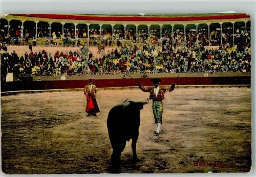 Lisboa 1912 Stierkampfarena Tracht Ort lt. Stempel