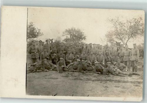 1916 Gruppenbild Soldaten K.D. Feldpostexp. der 30. Inf. Div.
