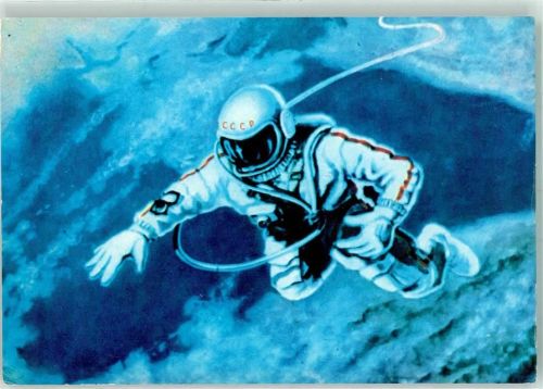 sign. Leonov, Alexei Ein Kosmonaut im Weltall