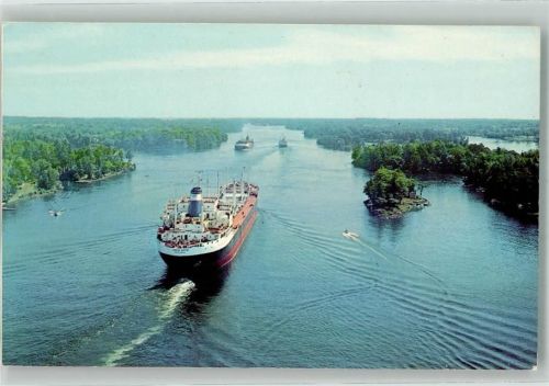 Blick v. d. Islands Bridge a. St. Lawrence Seaway Channel