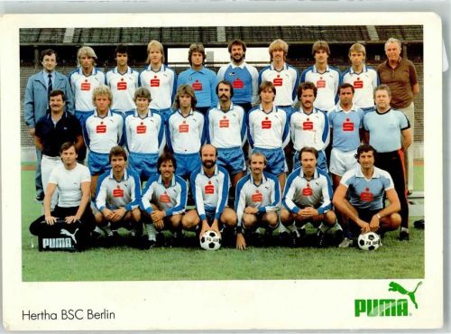 Herta BSC Berlin Werbung Puma Foto Keine AK