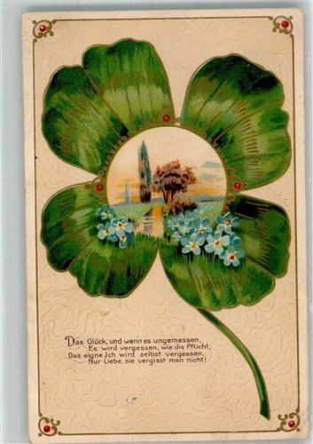 Jugendstil Vergissmeinnicht Landschaft Poesie PFB Serie 6499