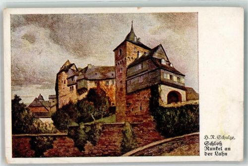 Runkel sign. Schulze H.R. Schloss Runkel an der Lahn Nr. 96