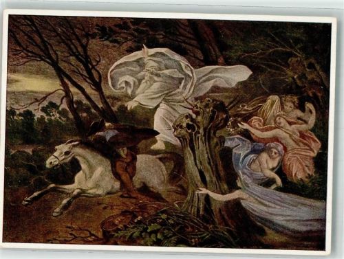 Der Erlkönig F.A.Ackermanns Kunstverlag Serie 213 Nr. 2175