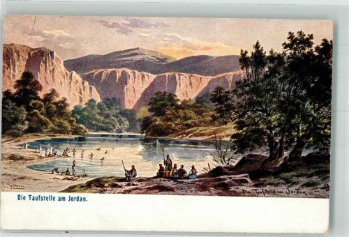Jericho sign. Perlberg, F. Taufstelle am Jordan