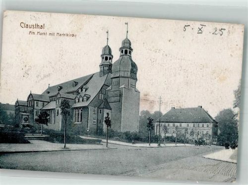 Clausthal-Zellerfeld Marktplatz Kirche