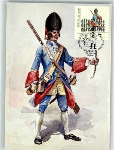 sign. Ribeiro, Arthur Grenadier der Infanterie in Uniform aus dem Jahre 1903 Sonderstempel