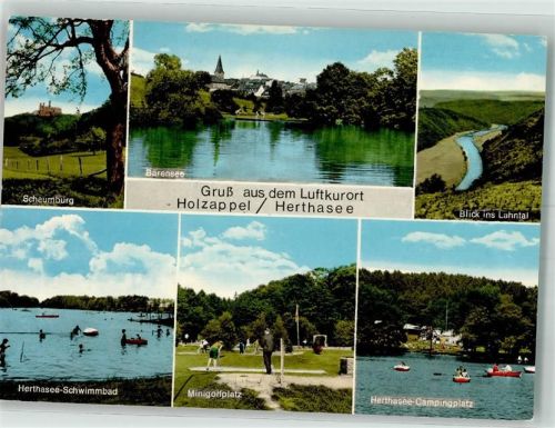 Holzappel Schaumburg Bärensee Herthasee Campingplatz Minigolf Lahntal