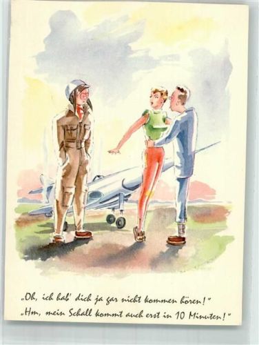 Witzkarte Fliegerhumor