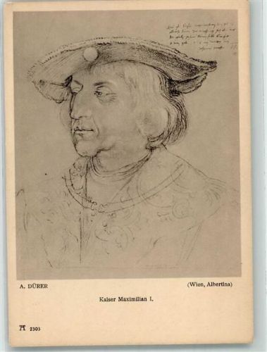 Wien Kaiser Maximilian I. Allbertina F.A. Achkermanns Kunstverlag Serie 223/4 Nr. 2303