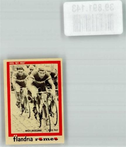 Radrennfahrer Willy Bocklandt und Peter Post Flandernrundfahrt