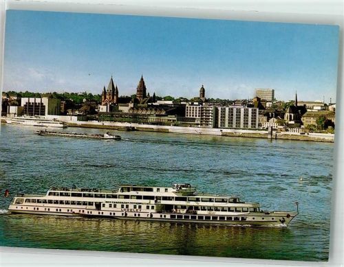 Mainz Schiff Loreley Frachtschiffe Rathaus Dom