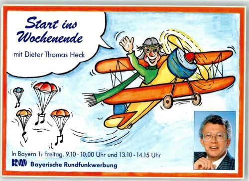 Bayerischer Rundfunk Flugzeug Dieter Thomas Heck