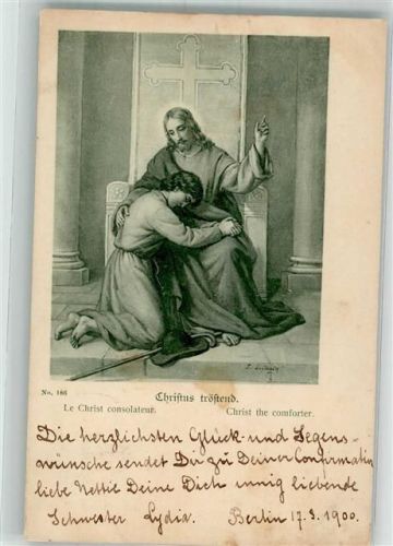 1900 Christus tröstend